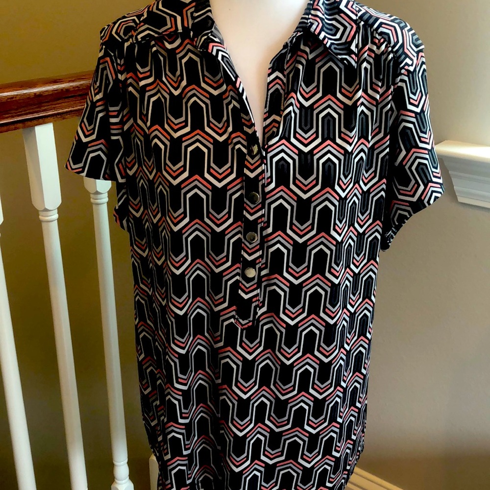 Alfani shirt sleeve blouse